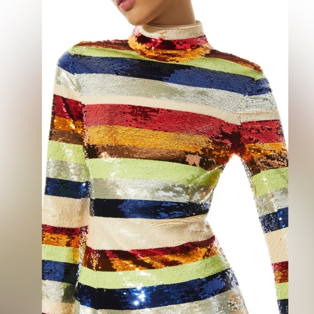 ALICE AND OLIVIA SEQUENCE Mini Dress